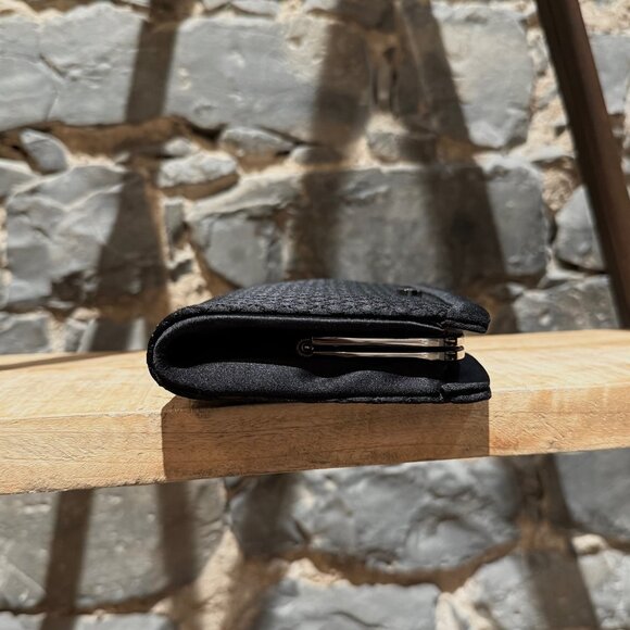 Chanel 2006-2008 Black Quilted Satin Clutch Bag - Picture 8 of 15